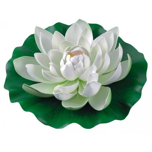 Водяная лилия белая d-28см