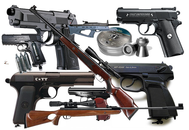 Пневматическое оружие (пистолеты/винтовки)