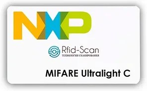 Бесконтактная смарт-карта MIFARE Ultralight C ISO Card (7 byte UID)