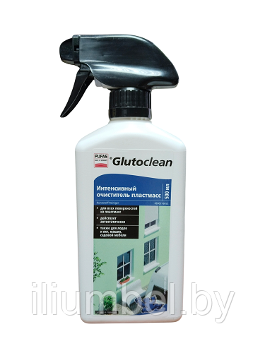 Интенсивный очиститель пластмасс Glutoclean 500 мл спрей
