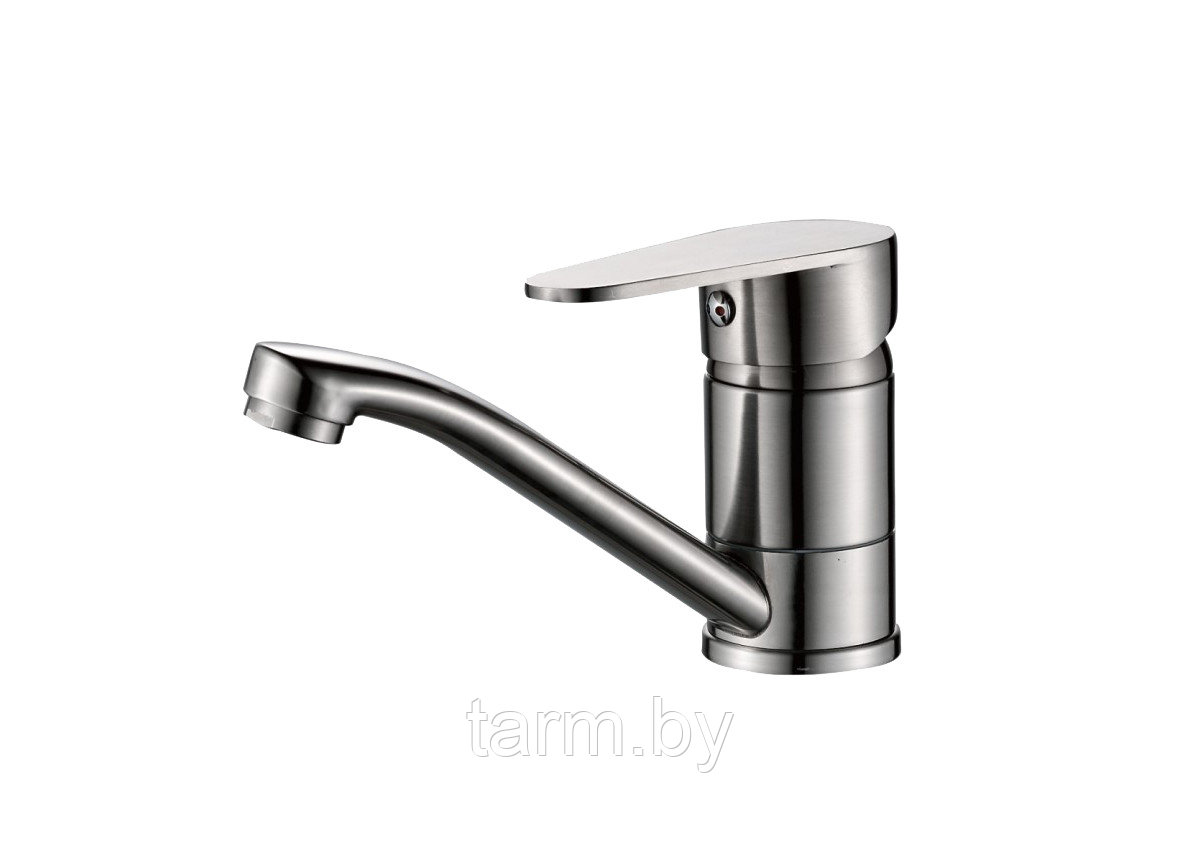 Смеситель для кухни с коротким изливом Rigel Chrome