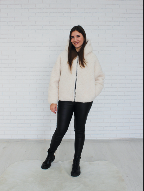 Куртка женская из овечьей шерсти - фото 1 - id-p234342753