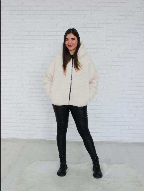 Куртка женская из овечьей шерсти - фото 2 - id-p234342753