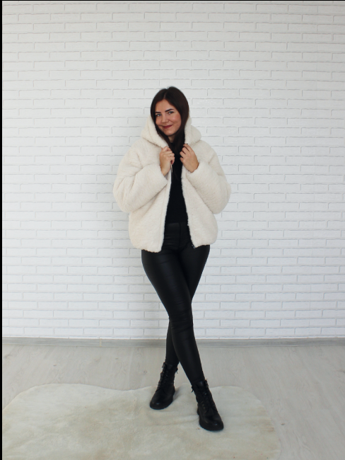 Куртка женская из овечьей шерсти - фото 5 - id-p234342753