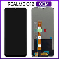 Экран Realme C12 c тачскрином, черный