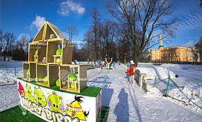 Аттракцион "Злые птицы" (ANGRY BIRDS)