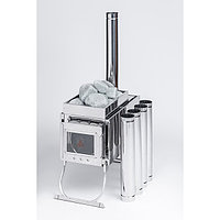 Печь-камин ИНВЕНТ малая 440х280х340 со стационарными экранами