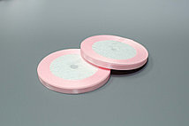 Лента атласная 0,6 см жемчужно-розовая 23 м на пене