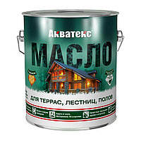 Масло для террас, лестниц, полов бесцветное Акватекс