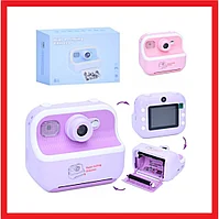 Детская цифровая селфи-видеокамера с мгновенной печатью M8 Игрушки для малышей 1500mAh 48MP