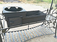 Мангальный комплекс для дачи из металла