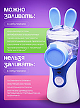 Ингалятор небулайзер портативный бесшумный MESH, фото 2