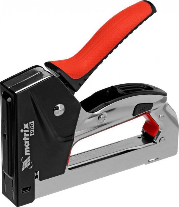 MATRIX Степлер мебельный, стальной, быстрая загрузка, тип скобы 53, 4-14 мм, PRO 40917