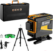 Уровень лазерный самовыравнивающийся DKLL12PG1 360/3 SET 2 PREMIUM DEKO 065-0235-1, фото 2