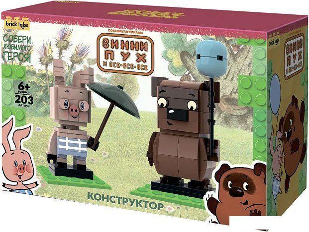 Конструктор Brick Labs Винни-Пух и Пятачок AB-1105