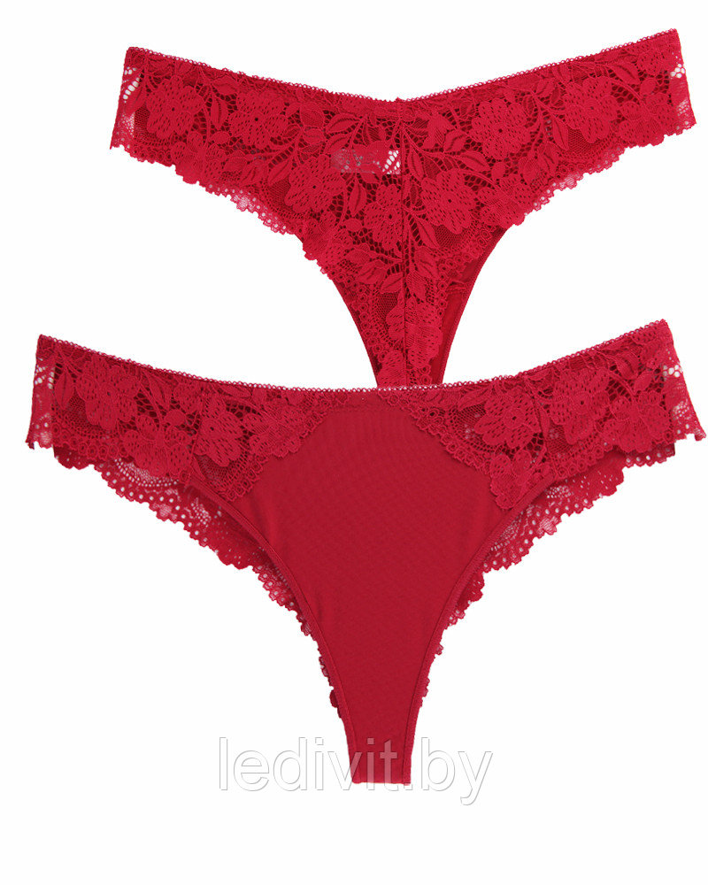 Трусы женские стринги кружевные