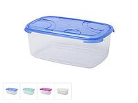 Контейнер пласт. прямоуг. 0.9 л, с крышкой, Frigo Plus, DRINA