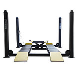 Подъемник четырехстоечный г/п 4000 кг. платформы для сход-развала KraftWell арт. KRW4WL с траверсой, фото 5