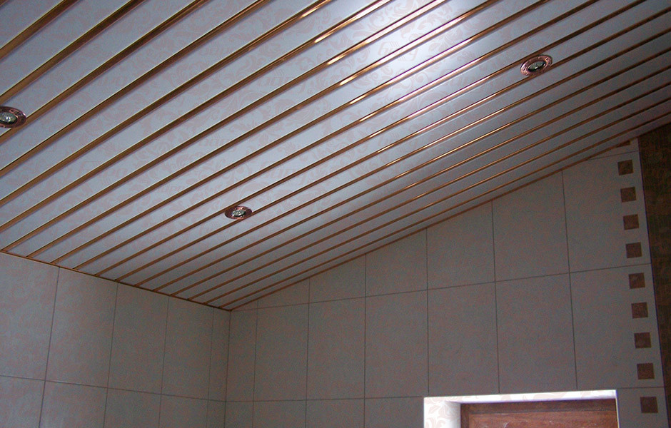 Монтаж подвесного реечного потолка (реечный потолок) - фото 4 - id-p4083215