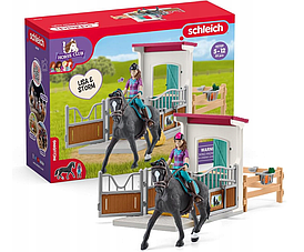 Игровой набор Schleich Конюшня с Лизой и Штормом серии Horse Club, 42709