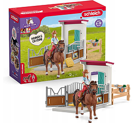 Игровой набор Schleich Конюшня Ханна и Кайенна серия Horse Club 42710