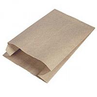 Пакет бумажный 140х60х250 мм с плоским дном Крафт