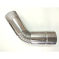 Сегмент трубы угол 45° D-65 мм (нерж.)