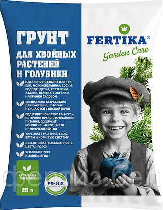 Грунт FERTIKA Для хвойных растений и голубики, 25л, фото 2