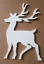 Новогодние персонажи из пенопласта