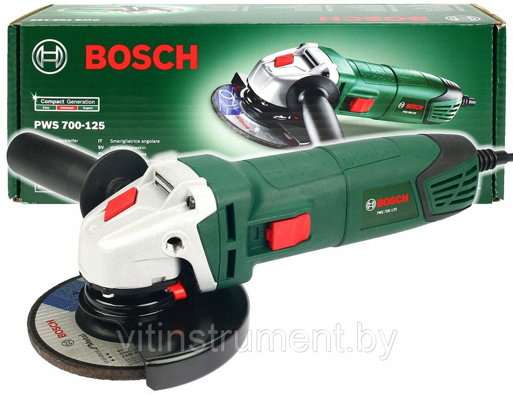 Шлифмашина угловая (болгарка) BOSCH PWS 700-125 (06033A2023)