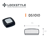 Дверной ограничитель SYSTEM DS1010 AL315 (белый матовый), фото 2