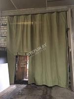 Брезентовая штора с калиткой