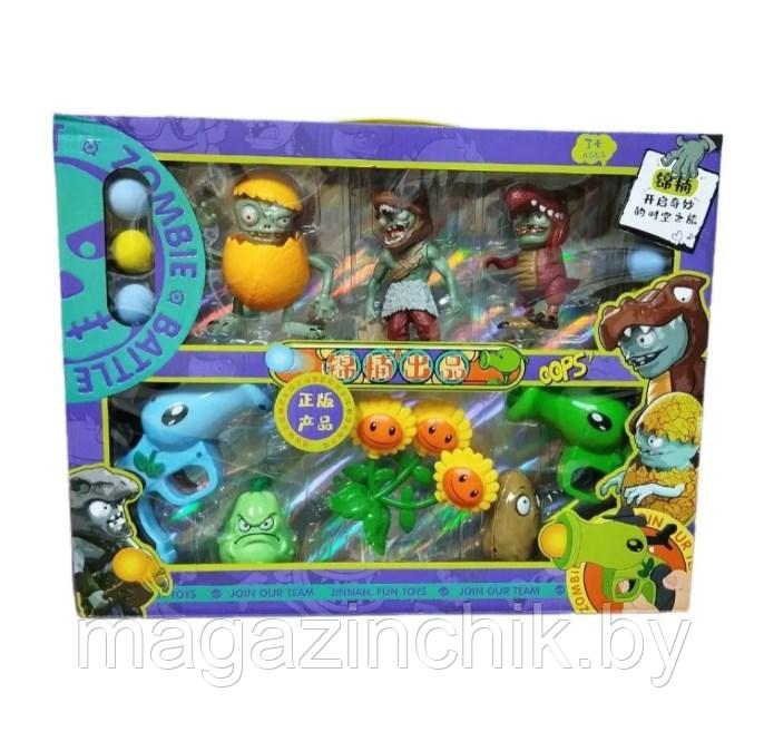 Набор Зомби против растений, 136-49, 2 пушки, 6 героев, шарики