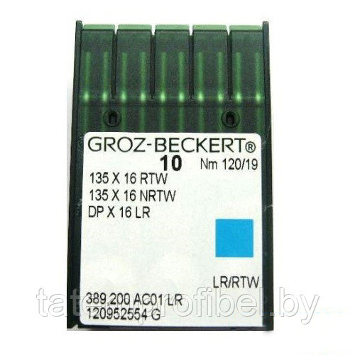 Игла 135х16 LR/RTW №090 Groz-beckert
