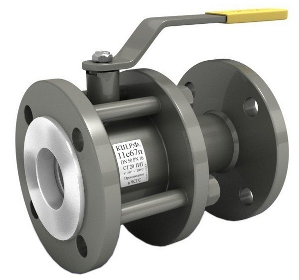 Кран шаровый 11с67п Ду80 Ру16 П/П КШ.Р.Ф L=210mm ВОДА/ГАЗ