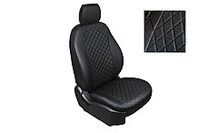Чехлы из экокожи Ромб для Ford Focus 2 Ghia\Titanium 2005-2011