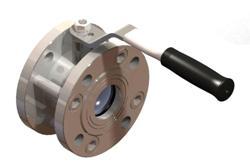 Кран  шаровый Ду150/125-16 укор. КШу L=184мм