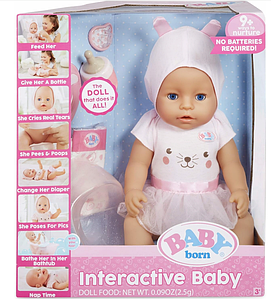 Интерактивная кукла Baby Born Interactive 43 см - Zapf Creation 916779