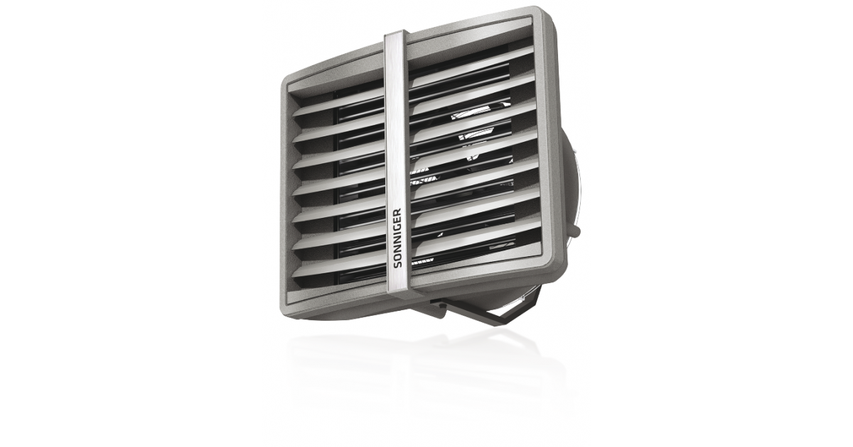 Водяной воздухонагреватель HEATER CONDENS CR2 MAX  Sonniger - промышленный тепловентилятор, калорифер