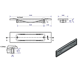 Ручка раздвижная SYSTEM SY4340 096 мм GL (глянцевое золото), 1 шт, фото 2