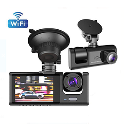 Видеорегистратор автомобильный с камерой заднего вида Black Box Traffic Recorder (3 камеры, FULL HD1080P)