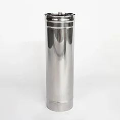 Дымоход 0.5м, нерж. 0.8мм (Гефест-Сталь), фото 2