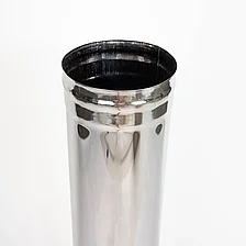 Дымоход 0.5м, нерж. 0.8мм (Гефест-Сталь), фото 2