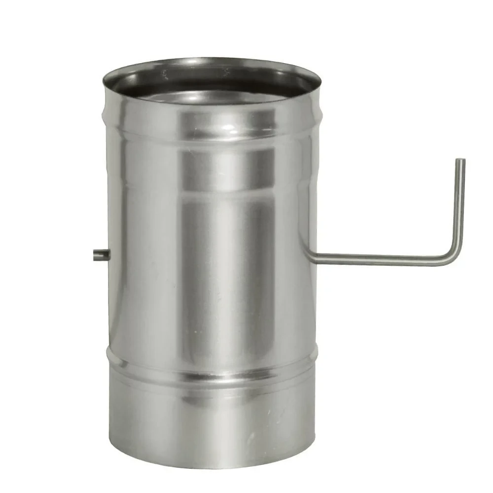 Шибер поворотный, нерж 1.0мм (БлицПром)