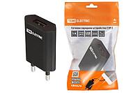 Сетевое зарядное устройство, СЗУ 6, Quick Charge 3.0, 3 А, 1 USB, черный, TDM