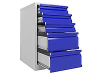 Верстак двухтумбовый WD-5+WD-5 без экрана. 1800x866x700 мм., фото 5