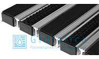 Придверные решётки Gidrolica® Step резина/щётка/скребок 390×590 арт 30134