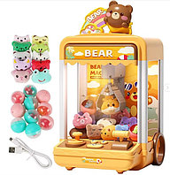 Автомат с игрушками хваталка (свет, мелодии, игрушки, шарики, USB-кабель), G 232 A