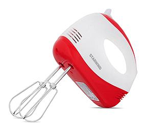 Миксер STARWIND SHM-251, ручной, белый и коралловый