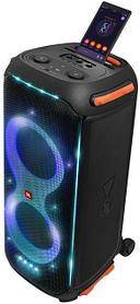 Музыкальный центр JBL PartyBox 710, 800Вт, с караоке, Bluetooth, USB, черный, оранжевый
